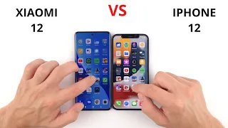 Xiaomi 12 vs iPhone 12 | SPEED TEST