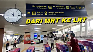 NYOBA JALAN DARI STASIUN MRT MENUJU LRT DUKUH ATAS..‼️ JAKARTA KOTA KELAS DUNIA