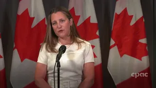 Deputy PM Chrystia Freeland on the cost of living and Bank of Canada rate hike – September 7, 2022