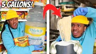 COOKING FOOD Using ONLY THICK WATER!!