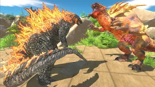 Thermonuclear Godzilla vs. Thermonuclear King Titan!(ARK) - Animal Revolt Battle Simulator