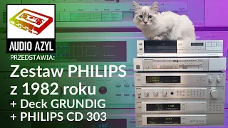 Zestaw PHILIPS 1982/83 +Grundig +PHILIPS CD 303: Audio Azyl #110