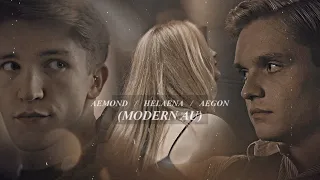 Aemond/Helaena/Aegon | Our fate. (modern!AU)