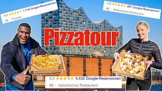 Wir testen Pizzen mit den besten Bewertungen aus Hamburg ! (zu Lecker) ! 🤤