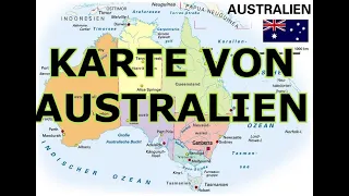 Karte von Australien