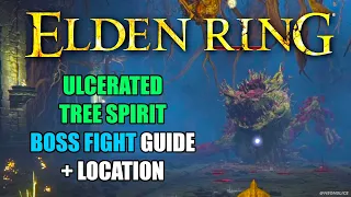 Elden Ring - ULCERATED TREE SPIRIT Boss Fight (Stranded Graveyard Dungeon)