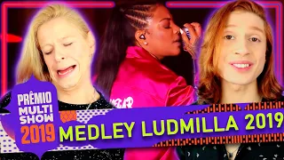 REACT MEDLEY Ludmilla - "Favela Chegou" "Flash" "Vem amor" | AO VIVO no Prêmio Multishow 2019