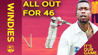 All Out For 46! | Curtly Ambrose Rips Through England! | From The Archive Windies vs England 1994