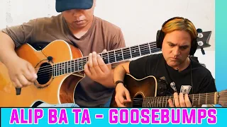 Alip Ba Ta Reaction - Goosebumps theme song : Guitar Teacher Reacts