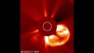 Coronal Mass Ejection - Lasco C2 (7/17/2012)