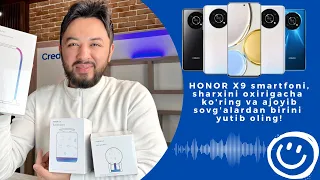 HONOR X9 smartfoni, sharxini oxirigacha ko'ring va ajoyib sovg'alardan birini yutib oling! #подарки