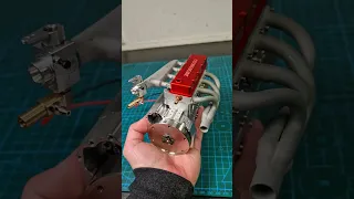 Mini 17.5cc OHV 4 Cylinder Engine Assembled & First Start Up!