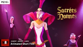 Funny CGI 3D Animated Short Film ** SACRED NUNS ** Animation by ISART DIGITAL Team [PG13] LGBTQ