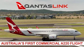 ONBOARD QANTAS’ FIRST A220 FLIGHT - Is it really a ‘Game Changer’?