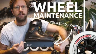 Skate Wheel Maintenance // Rockered Skating // Wizard Frames?