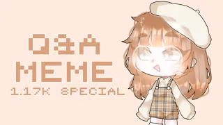 ➳ Q&A | meme Gacha life • 𝟏.𝟏𝟕𝐤 • ☆彡