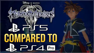 Kingdom Hearts 3 - PS5 Performance Compared to PS4 Pro - BLESS FASTER LOADS!