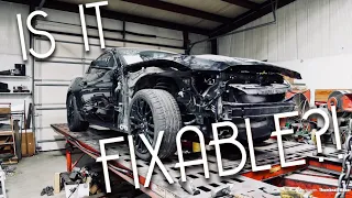 Assessing the Damage: SALVAGED 2016 Mustang GT Repair / Rebuild Series EP:3