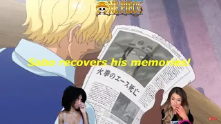 Sabo reacts to Ace's death reaction mashup
