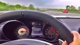 Mercedes-Benz AMG GT-S Autobahn POV Test Acceleration