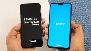 Samsung Galaxy A50 vs Honor 8X SpeedTest & Camera Comparison