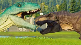 LARGE & MEDIUM CARNIVORE DINOSAURS  BATTLE ROYALE - Jurassic World Evolution 2