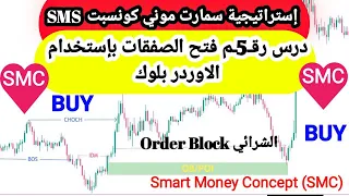 فتح صفقات شرائية باستخدام الاوردر بلوك💪📈📉💪