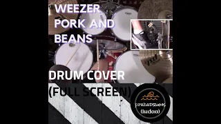 Weezer Pork and Beans (Full Screen Drum Cover) by Praha Drums Official (44.d)
