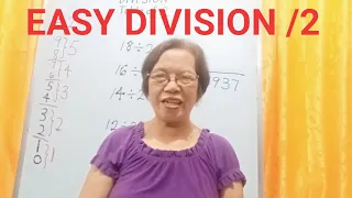 DIVISION/2,,,EASY TECHNIQUE,,,WITHOUT MEMORIZING/NO FINGER COUNTING