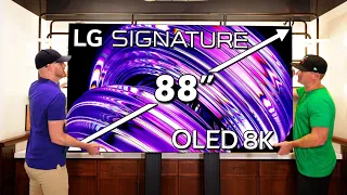 Huge 88" LG Z2 OLED - The Best TV in the World