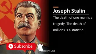 Joseph Stalin - Quotes (Audio)