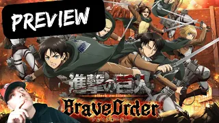 [Attack on Titan : Brave Order ] Gacha RPG dans l'univers sanglant de la licence !