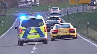 BEST OF FAILS, POLICE, CLOSE CALLS, CRAZY, WTF Moments! BMW M, Ferrari, Audi RS, Pagani