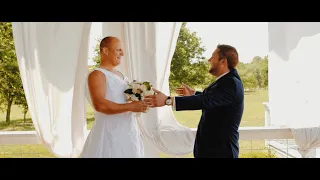 Best Man Swaps Place with Bride in Hilarious First Look! | Pete + Renee Wedding Film