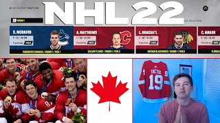 CANADIAN PLAYERS ONLY! NHL 22 FANTASY DRAFT