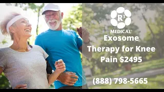 Exosome Therapy for Knee Pain Only $2495 (888) 798-5665