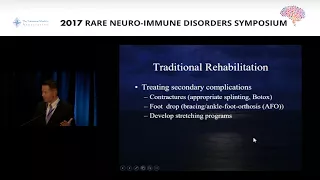 Rehabilitation in rare neuro-immune disorders