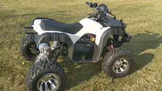 Electric ATV 4000W 72V test ride