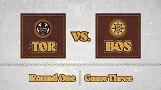 Highlights: BOS vs. TOR | Round 1, Game 3