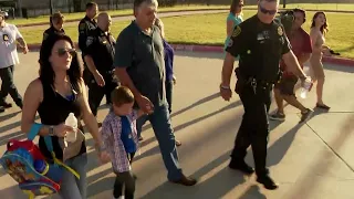 Police escort son of fallen officer to his first day of school