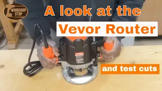 Vevor model 5120 plunge router look and test #woodworking #shop tools # tool reviews