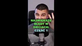 🛑 Największe błędy w SIECIACH KOMPUTEROWYCH - 1