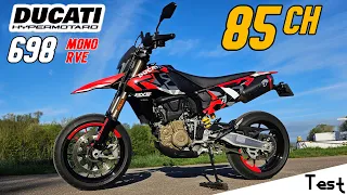 "Test" LE PLUS PUISSANT des monocylindres 🇮🇹 "DUCATI Hypermotard 698 Mono RVE de 2024"