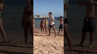 Animation team. Dancing on the beach. Sierra hotel. Sharm el Sheikh. Танцуют все!