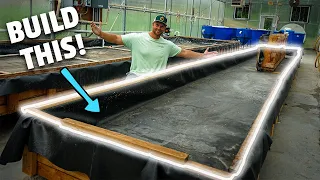 How to build a wooden Deep Water Culture Bed for Aquaponics!
