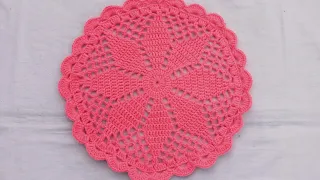 Thalposh Crochet Rumal Design | Beautiful Crosia Thalposh | Crochet Mandala | Doily Crochet Tutorial