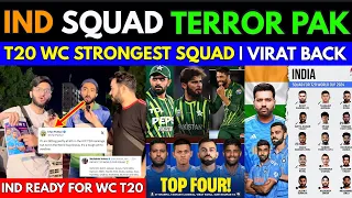 India 🇮🇳 Announced T20 Squad Why Not Pakistan 🇵🇰 | Pakistani Public Reaction