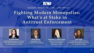 Fighting Modern Monopolies: What's at Stake in Antitrust Enforcement