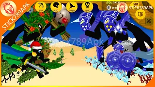 FINAL BOSS LEAF, XIPHOS VS SPEAROS BOSS, TWIN MEGA GRIFFON ICE | Stick War Legacy Mod | Stick789Apk