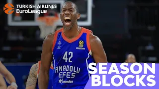 Bryant Dunston | Season Blocks | 2021-22 Turkish Airlines EuroLeague